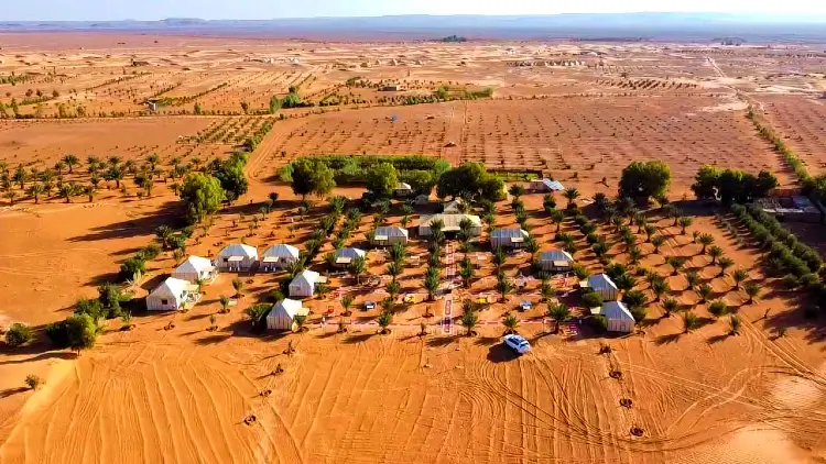 Casablanca tours in desert camp