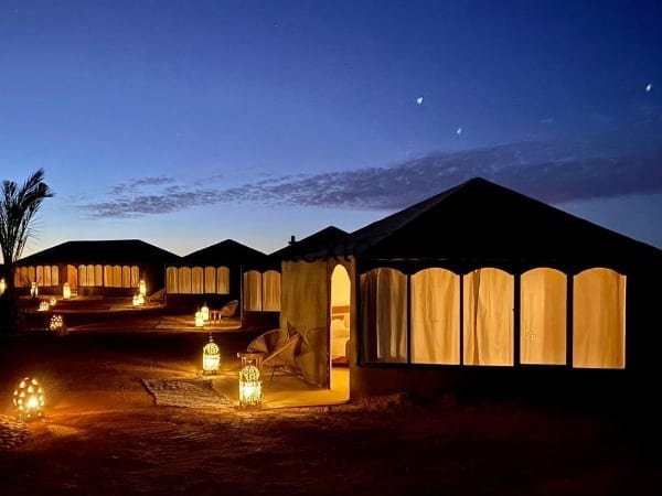 travel to morocco in luxury camp